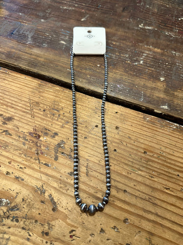 Faux Navajo bead necklace