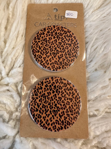 Cheetah coasters