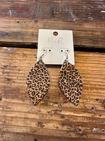Cheetah earrings