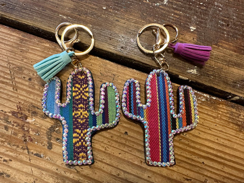 Cactus key chain