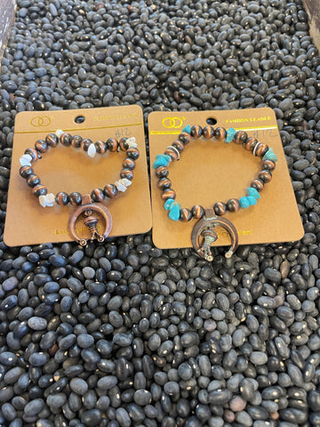 Faux Navajo bead bracelet