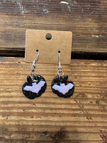 Clay dangle earrings