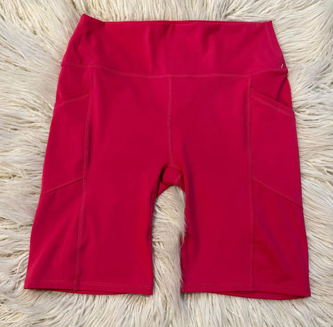 Plus size biker shorts