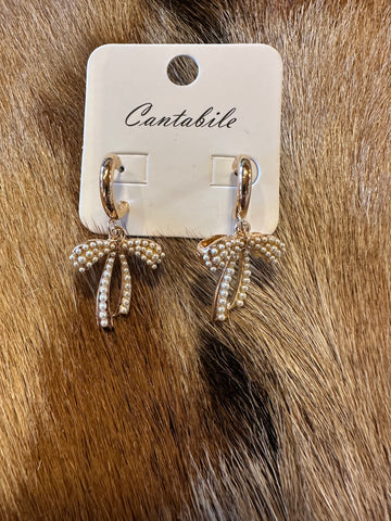 Bow earrings