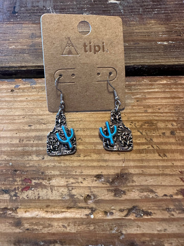 Cactus earrings