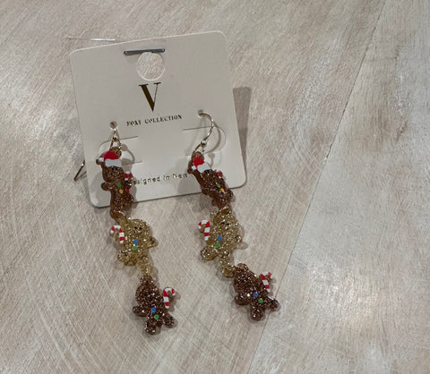 Gingerbread earrings