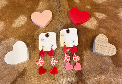 Heart earrings