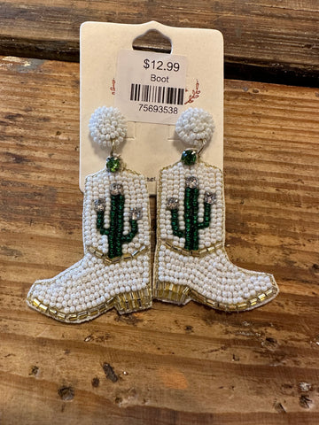 Boot earrings