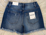 Zenana mid rise shorts *