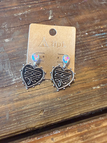 Heart earrings