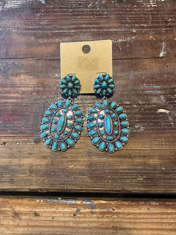 Turquoise earrings