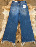 Mid rise straight pants