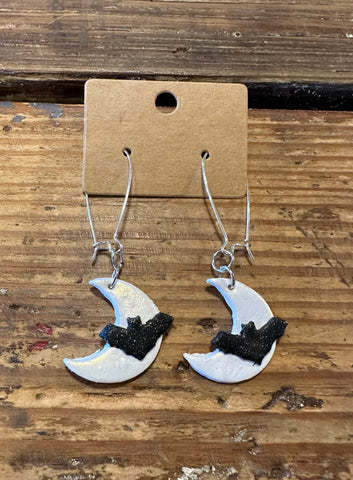 Clay dangle earrings