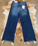 Mid rise straight pants