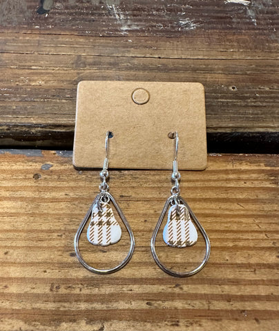 Clay dangle earrings