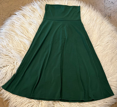 Fold over a-line skirt