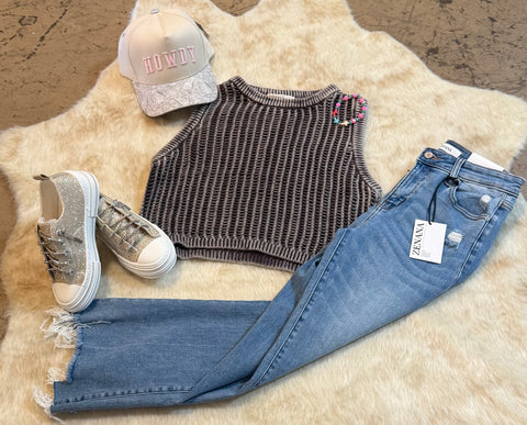 Gray vest