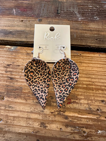 Cheetah earrings