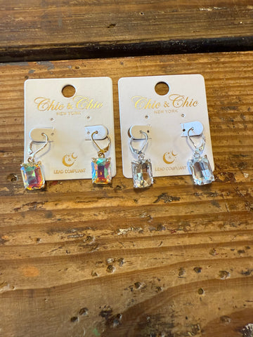 Bling earrings
