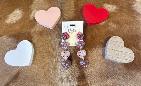 Heart earrings