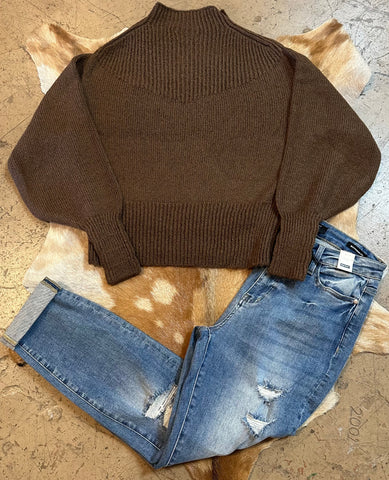 Brown sweater