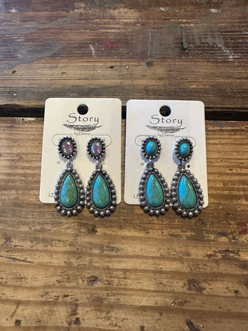 Turquoise earrings