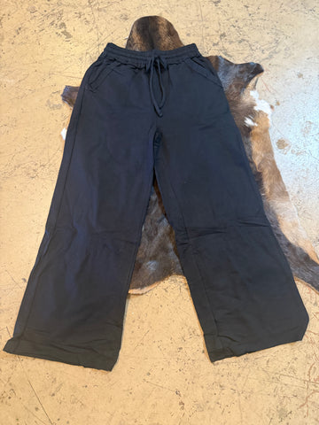 Black sweat pants