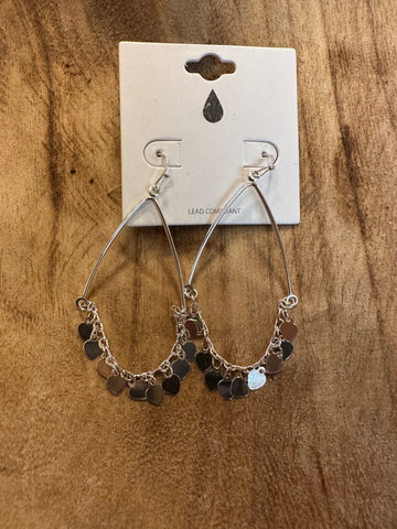 Silver earrings