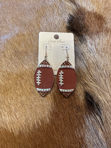 Football earrings