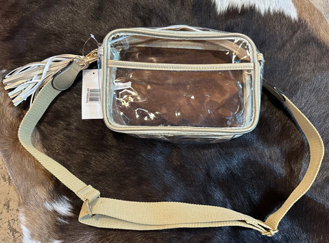 Game Day clear bag (gold)