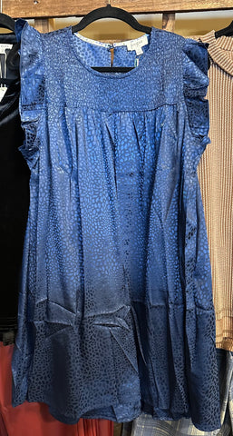 Midnight animal print dress