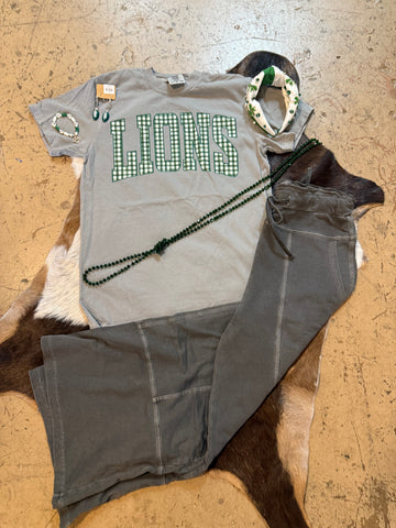 Lions Gingham T-Shirt