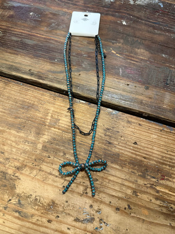 Bow Navajo necklace