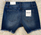 Zenana mid rise shorts