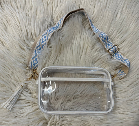 Clear crossbody bag