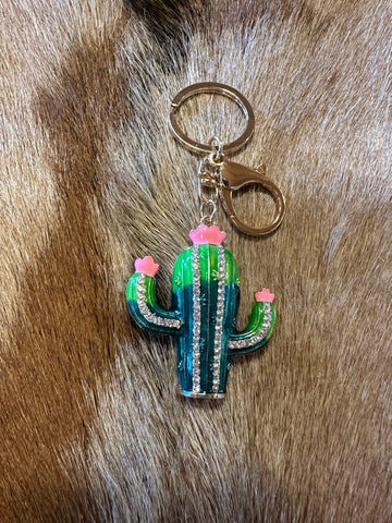 Cactus keychain