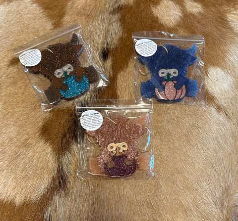 Highland cow Salted Caramel air freshener