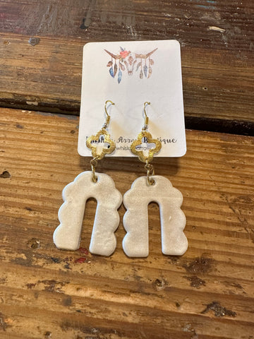 Clay earrings