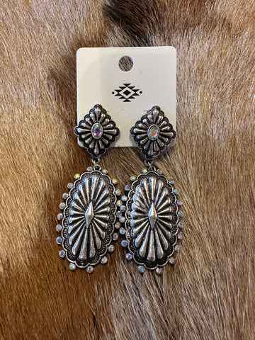 Concho earrings