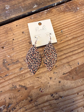 Cheetah earrings