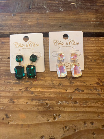 Bling earrings