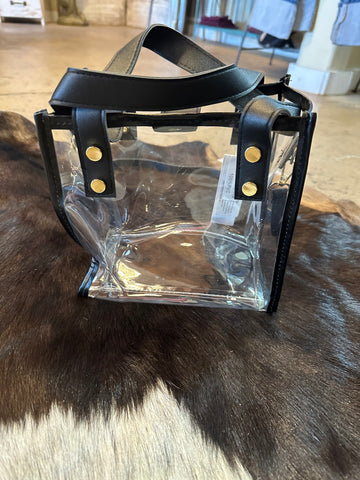 Clear bag (black)