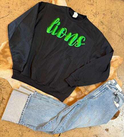 Lions metallic sweatshirt