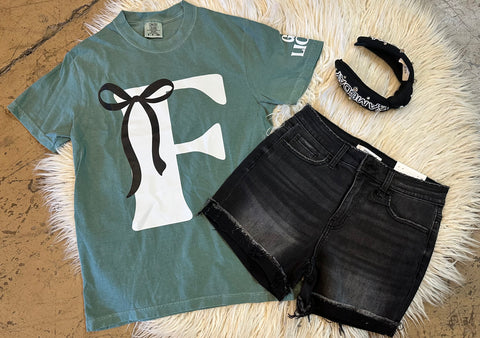 F with bow