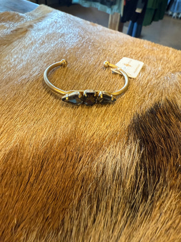 Crystal cuff bracelet