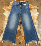 Mid rise straight pants