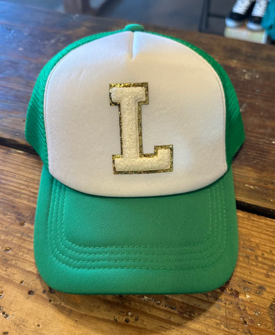 L trucker hat