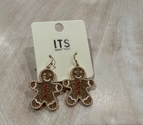 Gingerbread earrings