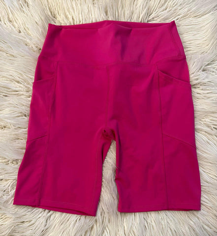 Plus size biker shorts