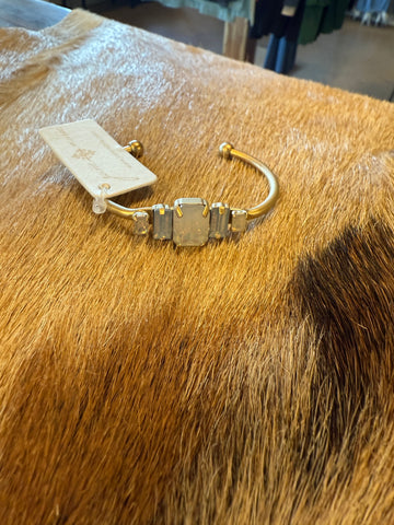 Crystal cuff bracelet